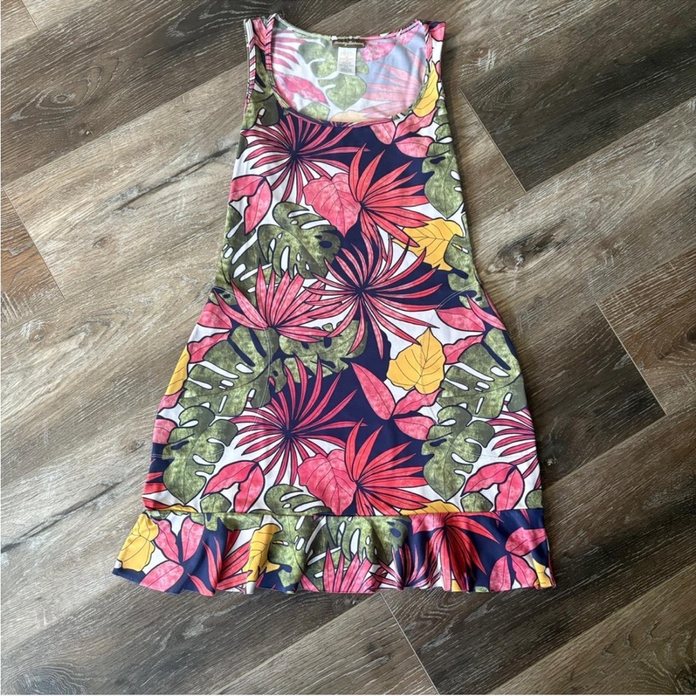 Tommy Bahama Floral Print Dress - Pink and Green